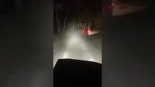 Night ride at michuax state forest atv trails on the easy trail