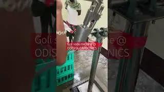 Semi automatic goli soda.#pet goli soda bottles available #pet codd bottles#sodamachine #golisoda