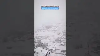 📍Drass Leh Ladakh tourist place in winter Ladakh trip 2026  heavy snowfall se Dhaka sadke #ladakh
