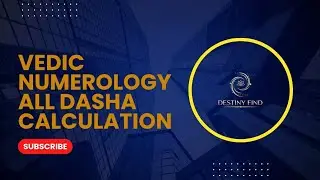 Vedic numerology all Dasha calculations 