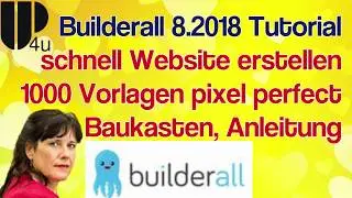 Bau deine Webseite: schnell und preiswert mit Builderall 8/2018 - 1000 Vorlagen startUP4u