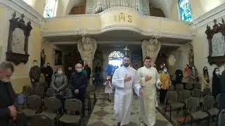 wprowadzenie relikwii bł. Męczenników z Pariacoto-parafia św. Maurycego we Wrocławiu, 20.03.2022 r.