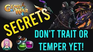 Gems of War Secrets - DO NOT Fully-Trait These Troops and Weapons