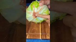 How to remove the lettuce  core