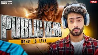 &ldquo;Public Hero Ke Chamatkari Kills 😂 | Comedy Lobby | BGMI Live&rdquo; with ROHIT IS LIVE
