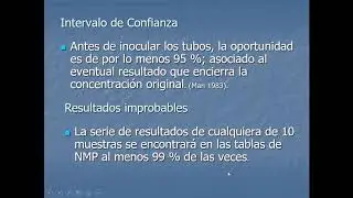 Detección y conteo de Coliformes a través de la técnica del número más probable