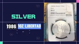 1986 1oz Silver Libertad MS