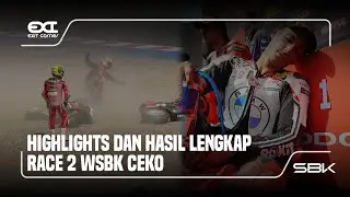 BAUTISTA CRASH, TOPRAK HATTRICK LAGI!! HIGHLIGHTS DAN HASIL RACE 2 WSBK CEKO 2024