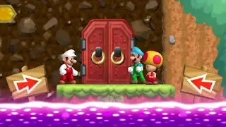 New Super Mario Bros. Wii RVLution Edition &ndash; 3 Player Co-Op Full Walkthrough Part 2