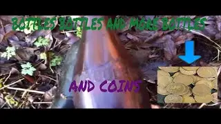 uk metal detecting finds garrett ace 150 ..knifes .bottles .coins relics