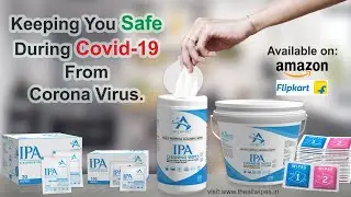 Disinfectant Wipes For Skin & Surface | Germ Protection | Multi-Purpose Cleaning Wipes - ALLWIPES