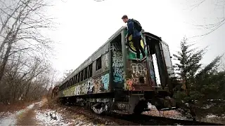 Exploring Deserted Ghost Train! (Freaky)