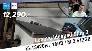Lenovo ideapad Slim 3 / i5 - 13420H / 16GB / M.2 512GB / 14