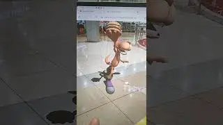 Технология дополненной реальности AR  Маскот бургерной с 3D анимацией