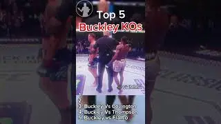 Joaquin Buckley Top 5 KOs #ufc #mma #boxing #wrestling