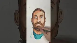 Drawing my profile picture with Ohuhu&rsquo;s professional color pencils. Not your average colored pencils