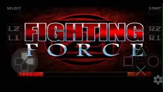 Fighting Force(USA) (v1.1) - gameplay PS1 Contemporary Third person Beat em up Street Brawler Hero