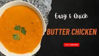Easy Butter Chicken Recipe at Home | Creamy Restaurant Style