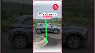 How to tak a U-TURN Safely  #car