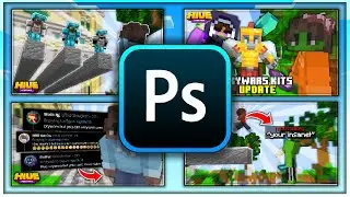 How To Make Minecraft Thumbnails On Photoshop (2021/2022)