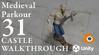 Medieval Parkour - Game Development - 31 - Castle Walkthrough - Lighting Issues -  Improved - Unity