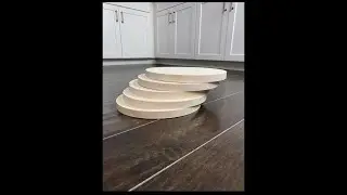 Making Wooden Circles Using a CNC #shorts