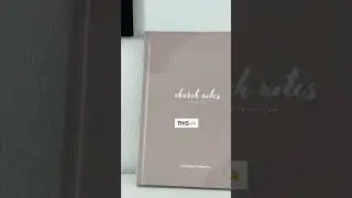 I designed this church notes journal for YOU