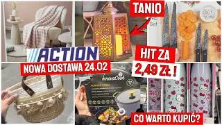 📍ACTION NOWOŚCI 24.02😍 LAMPION LED DO OGRODU za 9 zł💥 HIT DO KUCHNI❤️ TANIE DEKORACJE PRZEGLĄD P&Oacute;ŁEK