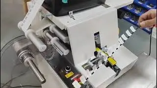 Flag tagging machine with online printer and scanner anti wrong missing barcode