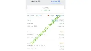 Option selling for beginners #shorts