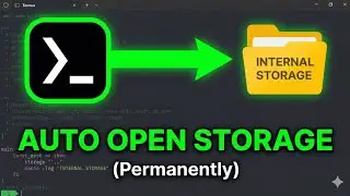 How to Change Termux Default Home Directory to Internal Storage (Permanently)