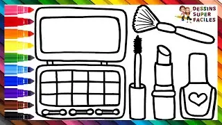 Dessiner et Colorier du Maquillage 💅💄💋👁️🖌️🌈 Dessins Pour Enfants