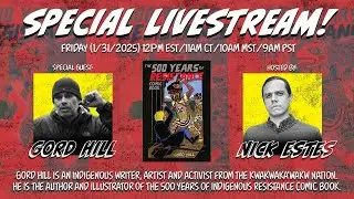 Livestream with Native comic artist Gord Hill