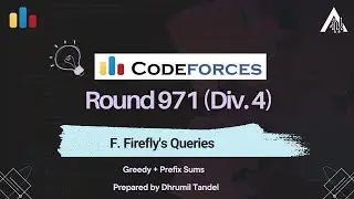 Codeforces Round 971 F. Firefly's Queries | Detailed Video Editorial