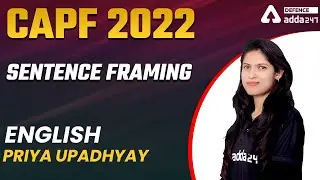 Sentence Framing | CAPF Assistant Commandant Preparation | CAPF English Classes