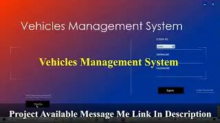 Vehicle Management System Project In Java (Final Year Project)