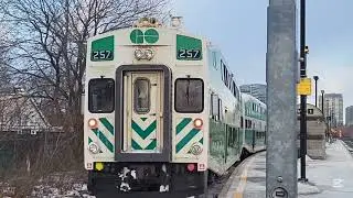 257 leaving Mimico yard #gotransit 