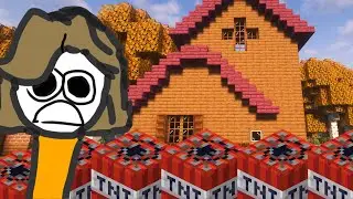 Deltarune In Minecraft But every 50 Cents = 1 TNT | Dark World Build!