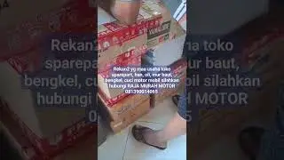 GROSIR SPAREPART MOTOR BAN OLI MUR BAUT DISTRIBUTOR CARA BUKA USAHA BISNIS PEMULA MODAL