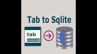 how to import Tab file into Sqlite