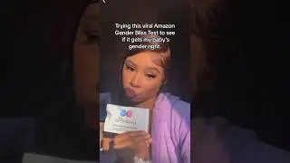 Trying a Amazon Gender Bliss Test TikTok | #shorts