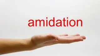 How to Pronounce amidation - American English