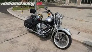 Testride Harley Davidson Heritage Springer Anniversary 2003 Indonesia