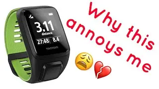 I find connecting its wireless earphones fiddly 😩 | TomTom Runner 3 watch ⌚️ with ❣HR and music