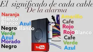 Función de cada cable de alarma viper o directed