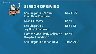 San Diego Gulls kick off inaugural Season of Giving events