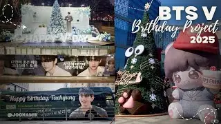 BTS Kim Taehyung Birthday Project by Army 2025 | South Korea | Japan | #kimtaehyung #btsarmy #btsv 