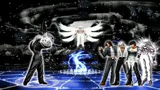 【KOF MUGEN】 White Flames Rugal Bernstein [Fix] VS. Team Master Flames White