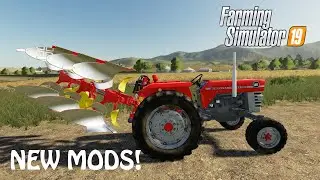 NEW COOL ANTIQUE MOD TRACTORS in Farming Simulator 2019 | MASSEY FERGUSON | PS4 | Xbox One | PC