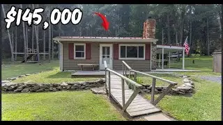 $145K Cozy Forest Cabin With 1.26 Acres For Sale in Pennsylvania